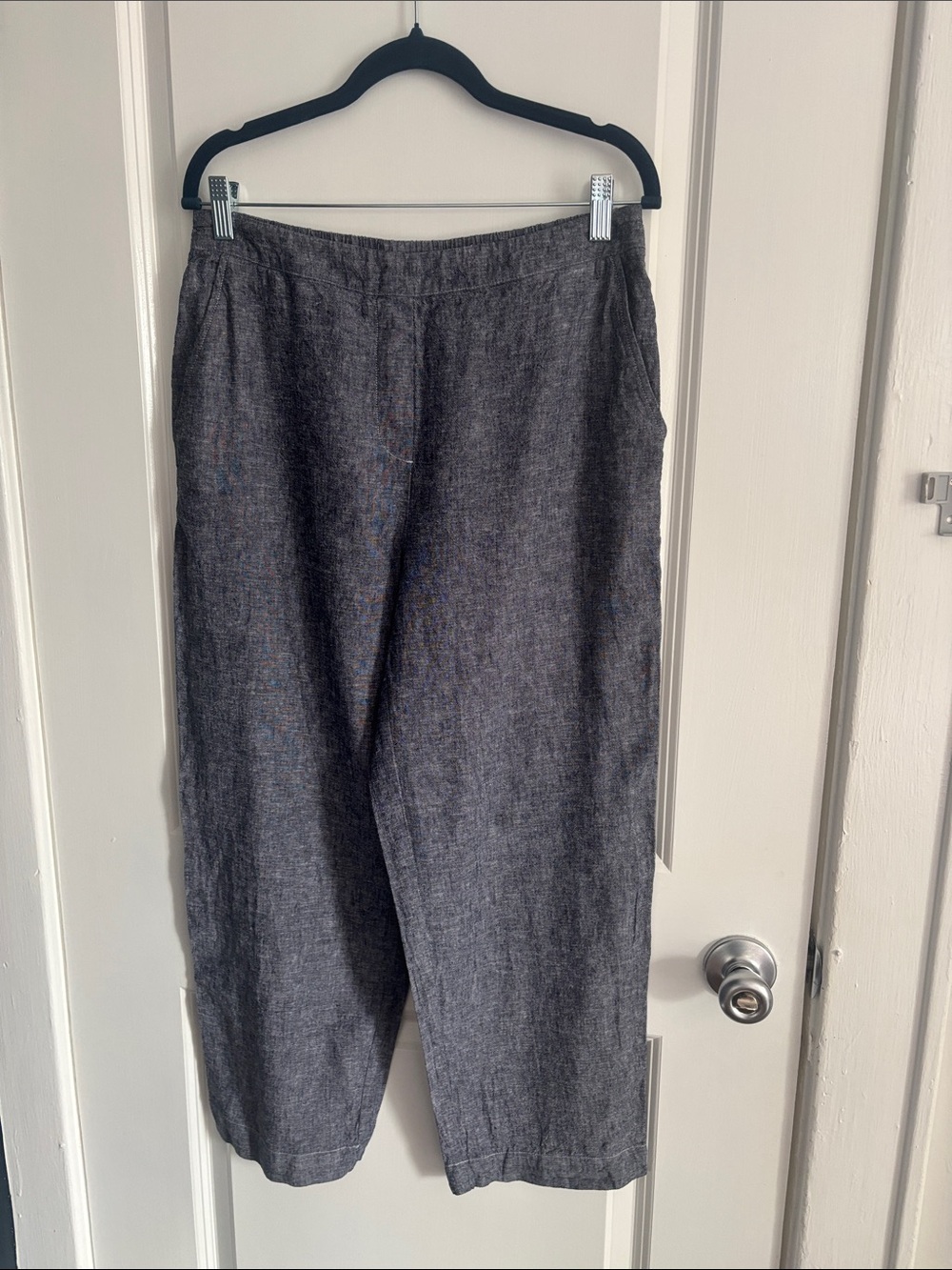 Chico's Gray Relaxed Straight Chinos